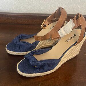 Just Fab Denim Wedge